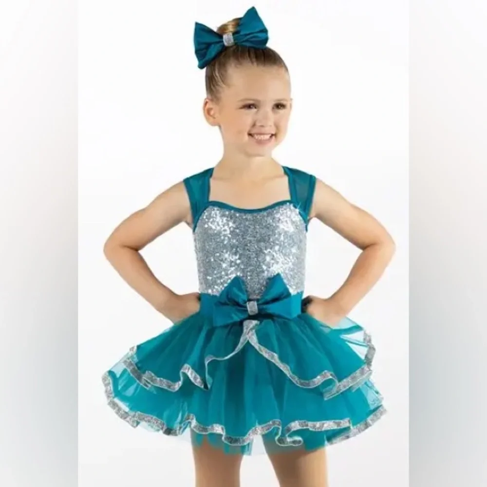 Weissman Showtime Dance Costume Girls Small - Picture 2 of 8